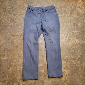 Chico's Platinum Ultimate Fit Jeans Womens Size 1 Short *30x28* Gray Slim